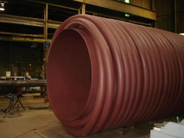 A pipe coil wound at American Pipe Bending in Tulsa