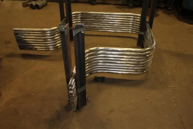 Cold bent pipe and tube on the American Pipe Bending shop floor