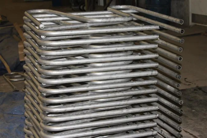 Cold bent pipe and tube on the American Pipe Bending shop floor