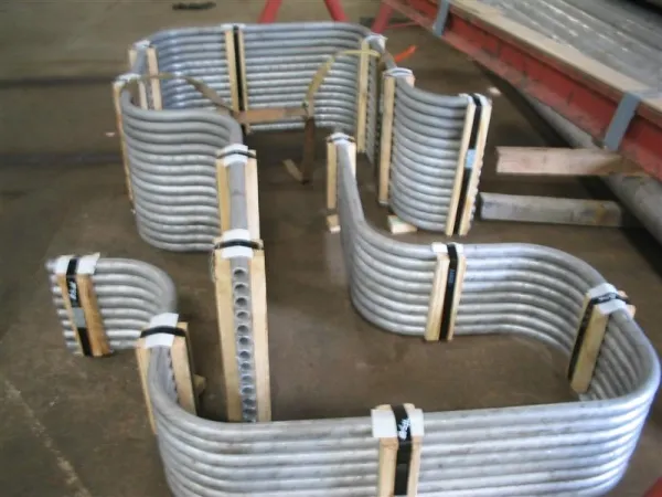 Cold bent pipe and tube on the American Pipe Bending shop floor