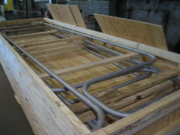 Cold bent pipe and tube on the American Pipe Bending shop floor