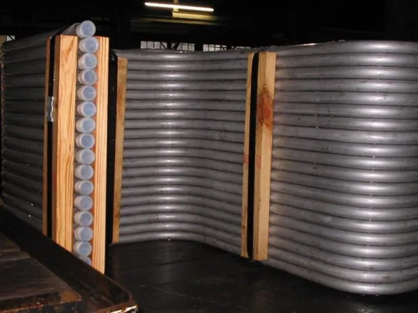 Cold bent pipe and tube on the American Pipe Bending shop floor